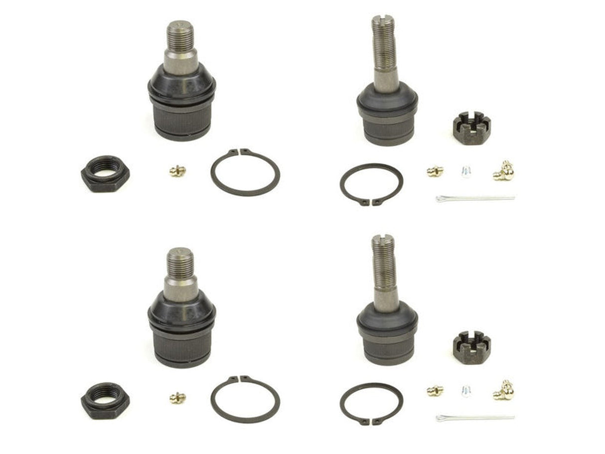 Forged Diesel 4 Piece Upper Lower Ball Joint, 1999-2020 Ford 7.3L 6.0L 6.4L 6.7L Powerstroke 4WD Forged Diesel