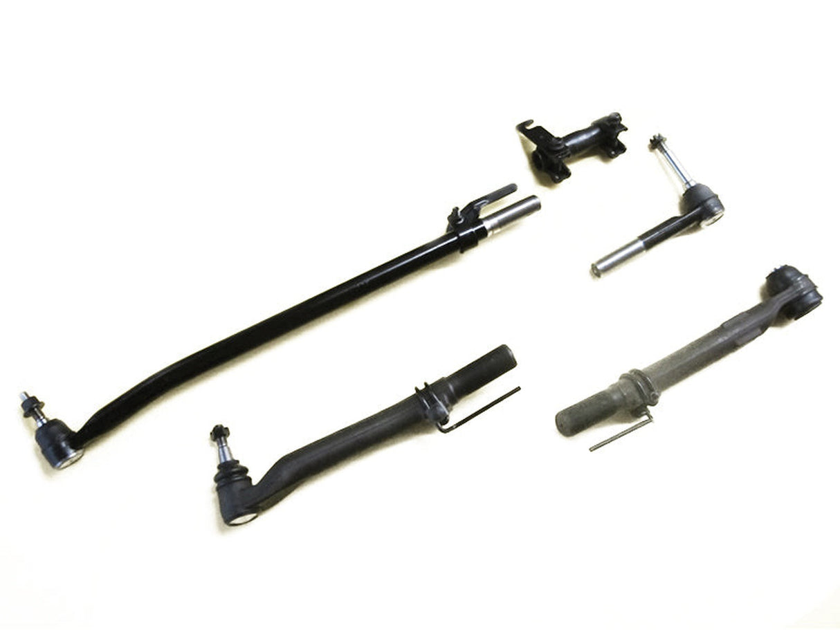 Forged Diesel 5 Piece Steering Kit, 2005-2010 Ford 6.0L 6.4L 6.7L Powerstroke 4WD Forged Diesel