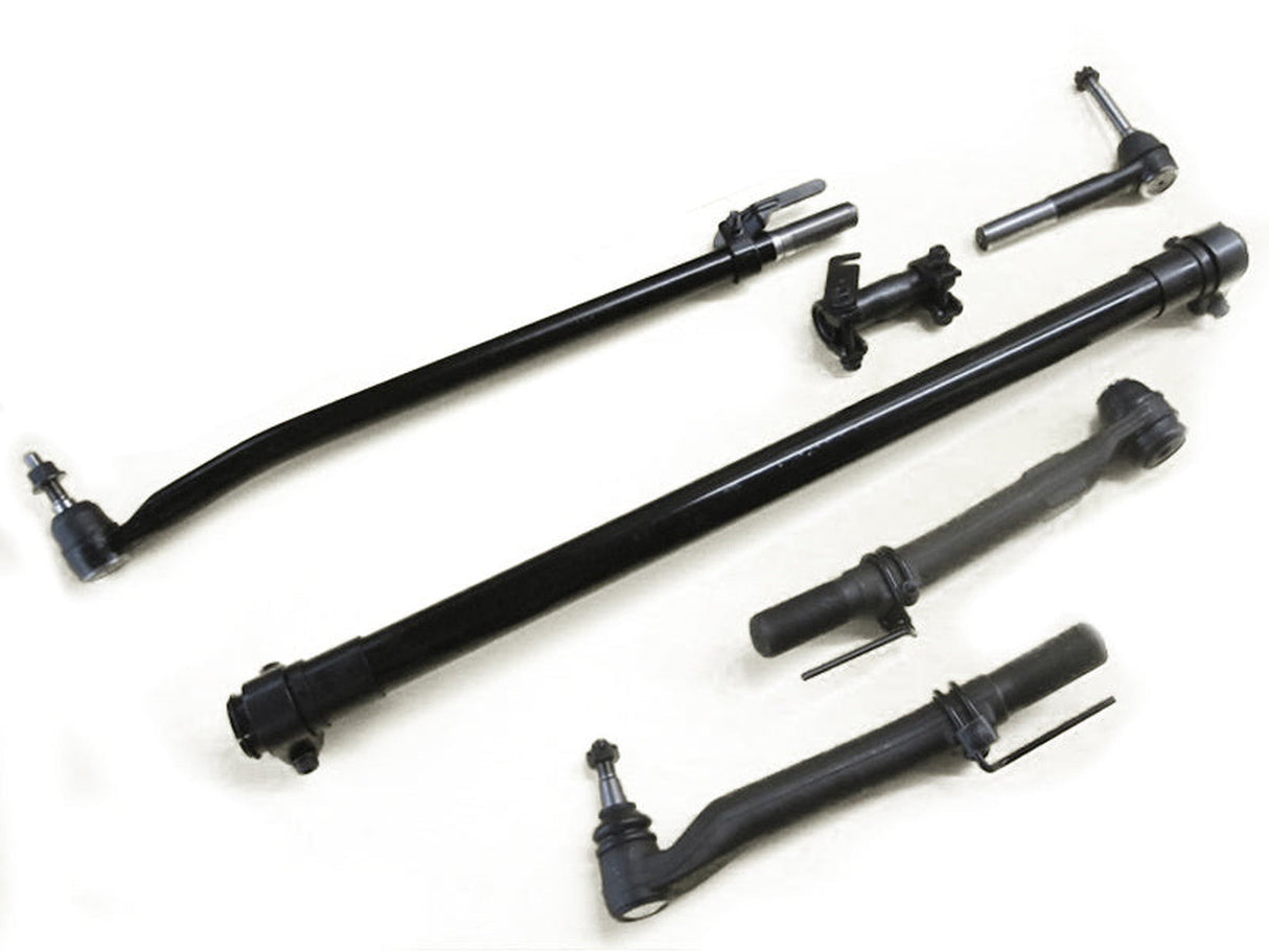 Forged Diesel 6 Piece Steering Kit, 2005-2010 Ford 6.0L 6.4L Powerstroke 4WD Forged Diesel
