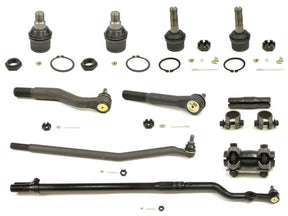 Forged Diesel Upper Lower Ball Joint Drag Link Tie Rod End Kit , 1999-2004 Ford 7.3L 6.0L Powerstroke 4WD Forged Diesel