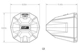 Universal 8" Cage-Mount Speaker-Pods for UTVs, Boats and more SSV Works