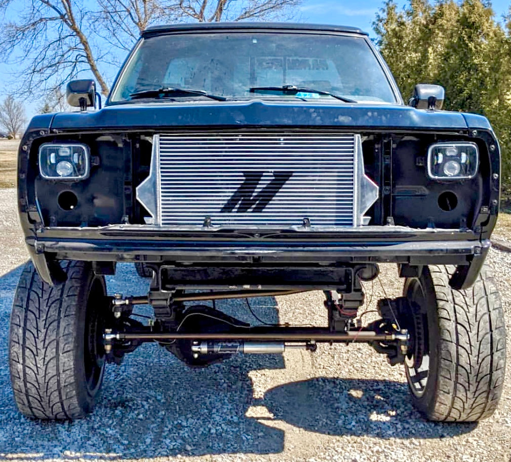 First Gen Cummins Mishimoto intercooler install kit. (NOT AN INTERCOOLER)