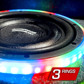Three(3) Subwoofer IC LED Light Rings Upgrade (Installed) Add-On