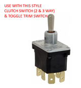 Toggle Trim Switch Boot (Compatible w/ Clutch Switch) Gatortail
