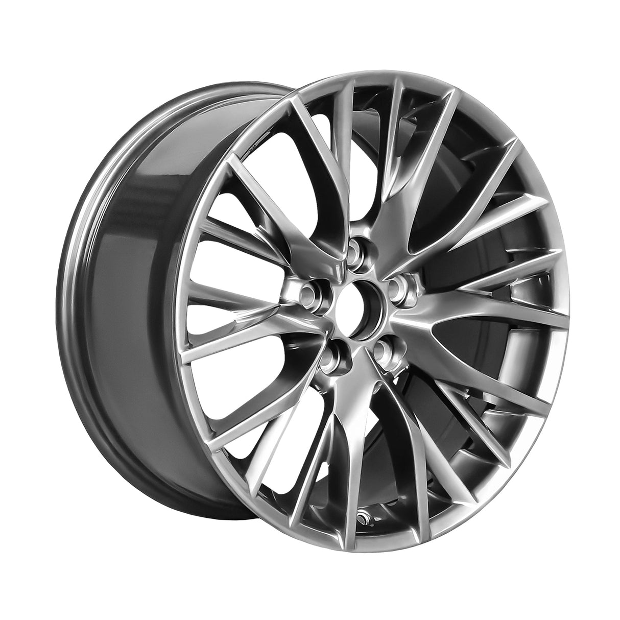 Wheels 20 x 8.0 5x114.3 Hyper Black 1pc. Lexus Style