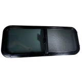 CRL Glass Slider Window w/ Clamp Ring (Driver Side) for Sprinter Van Wideout S&B