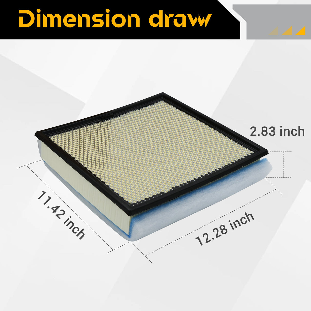Trucktok 2020-2026 6.7L Ford Powerstroke Diesel Air Filter Replaces FA2031 TruckTok