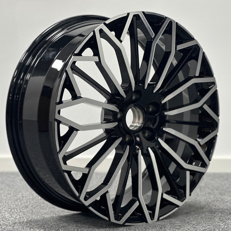 Lexus RX Style Wheels Aviation Grade Forged Aluminum Alloy Rims 20 x 8.0 5x114.3 Black Machine Face Set of 4