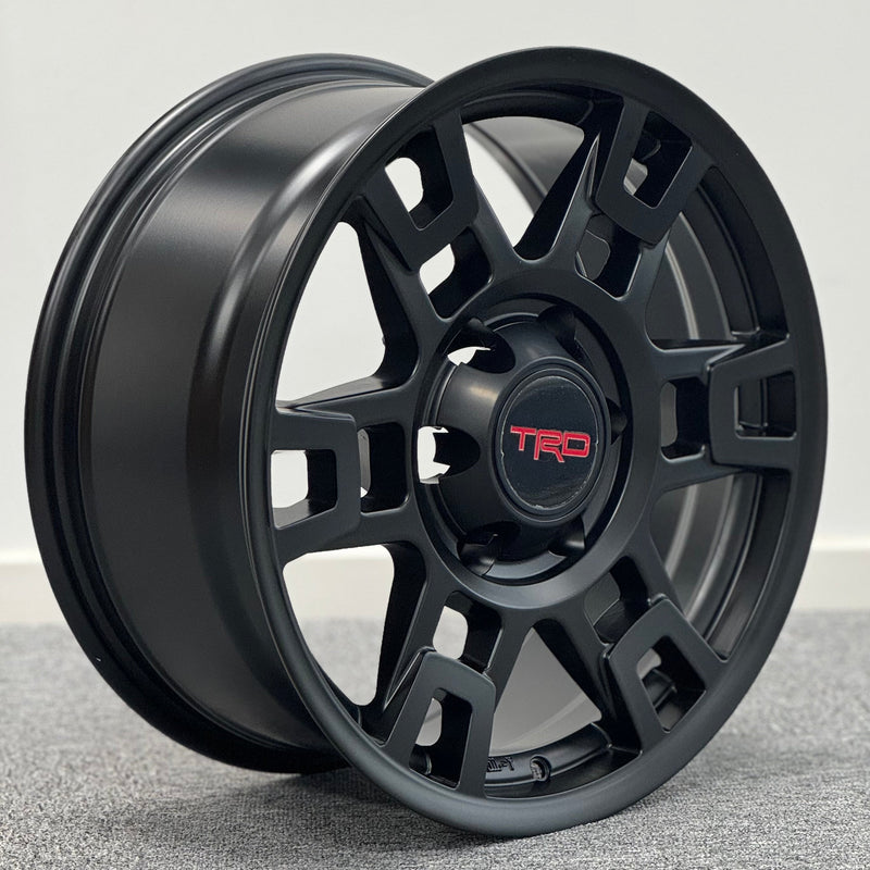 Toyota TRD Style Wheels 17" x 8 Matt Black 5pcs Rims