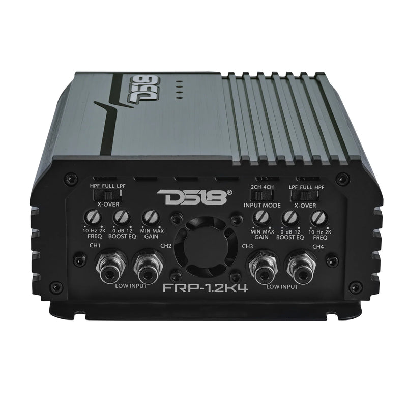 DS18 FRP-1.2K4 | 1200W RMS 4-Channel Amplifier