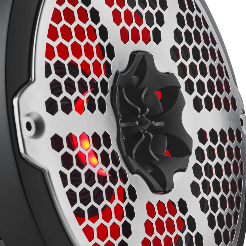 8” Marine 2-Way Hybrid Speaker with RGB LED, Compression Driver and Neodymium Magnet | 350W RMS 4-Ohm
