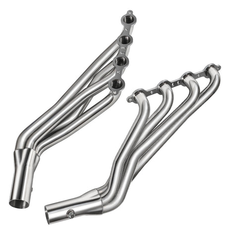 Long Tube Headers & Y-Pipe for 1999-2006 Chevy / GMC Silverado / Avalanche / Sierra 1500 4.8L / 5.3L / 6.0L Vortec with Optional Cold Air Intake Flashark