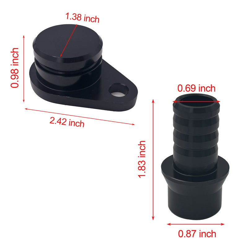 TruckTok 2017-2023 6.6L Duramax 4" DPF pipe & 3.5" Downpipe w/EGR Delete kit