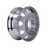 22.5 x 8.25 Kenworth Stylized 2pcs Truck Wheels Forged Aluminum Rims Both-Side Polished Mirror 10 Holes