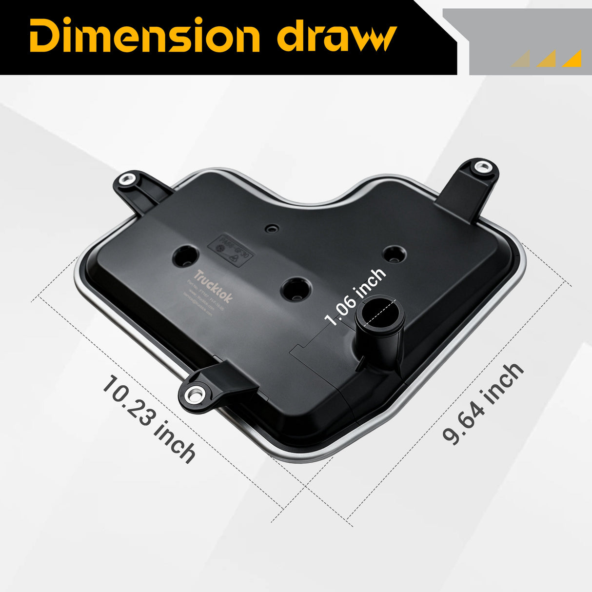 Trucktok 2011-2022 6.7L Ford Powerstroke Transmission Filter Replaces FT187(BC3Z7A098B) TruckTok