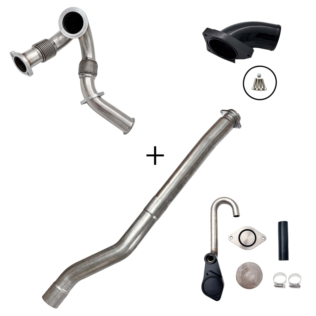 Trucktok 2003-2007 6.0L Ford Powerstroke DPF/EGR/CCV/Up pipe kit TruckTok