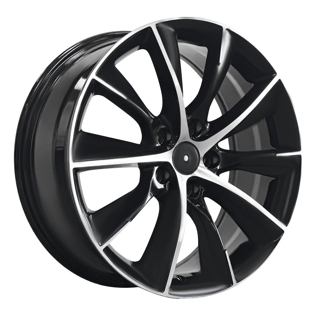 Tesla Wheels 4pcs Model Y 3 Rims 20x7.5" pcd 5x114.3mm Black Machine Face