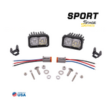 SSC2 SAE/DOT White Sport Standard LED Pod (pair)