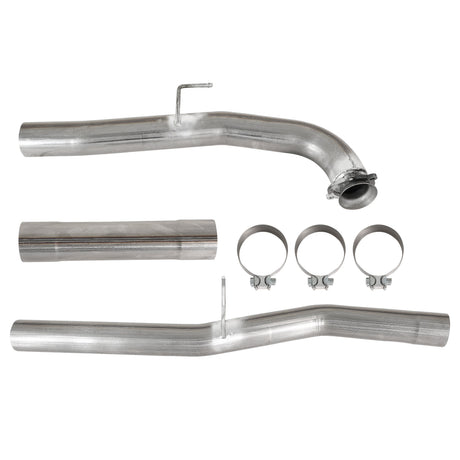 2017-2019 6.6L Duramax L5P 4" DPF Delete pipe & 3.5" Downpipe w/EGR Delete kit TruckTok