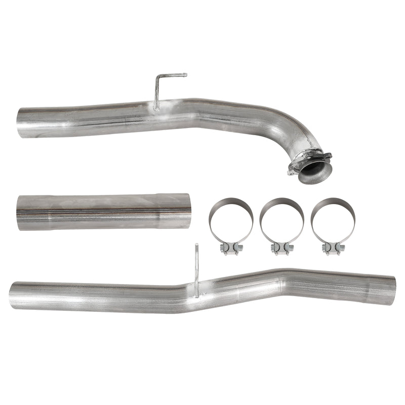 TruckTok 2017-2023 6.6L Duramax 4" DPF pipe & 3.5" Downpipe w/EGR Delete kit