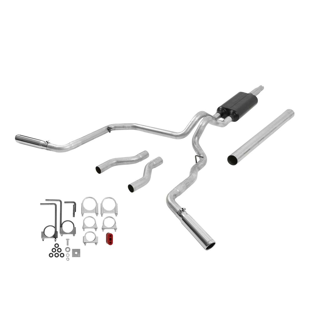 Flowmaster American Thunder 3" Dual Exit Cat-Back Exhaust - 1987-1996 Ford F-Series Flowmaster
