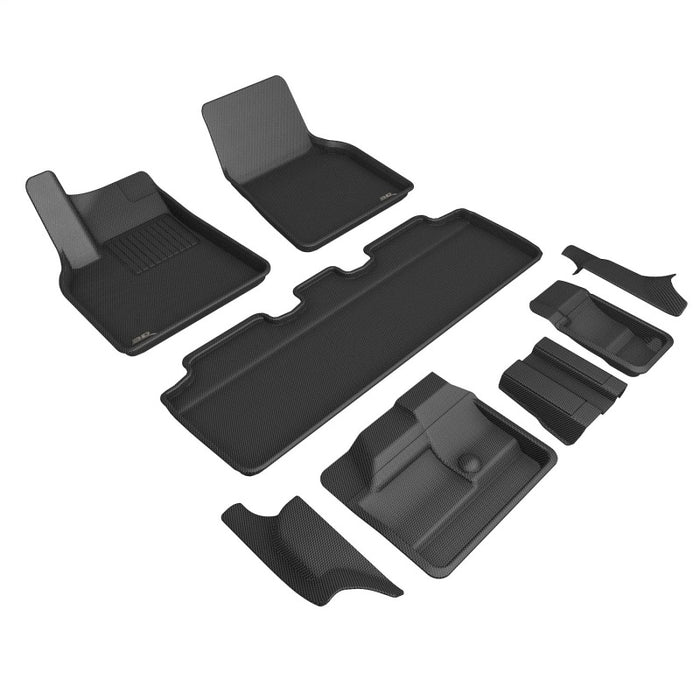 3D Maxpider 21-23 Tesla Model Y 7-Seat Kagu Black R1 R2 R3