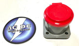 400 AMP HUBBELL SERIES 16 CAMLOCK DEVICES SET PANEL STR RECEPT RED ONLY HUBBELL