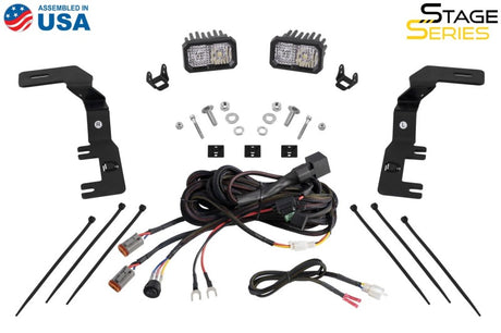 Diode Dynamics 2023+ Chevrolet Colorado Stage Series Ditch Light Kit SS3 Sport White Combo