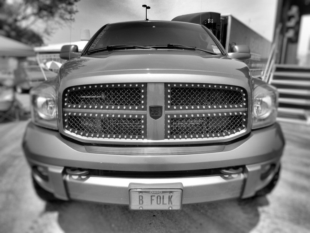 3rd Gen Ram FFS Grille Inserts Late  06-09