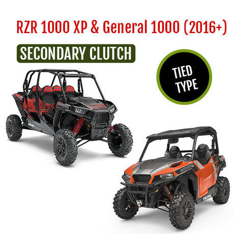RZR 1000 XP & S & General 1000 (2016+) EBS Tied Upgrade Secondary Clutch Harvey's ATV Parts