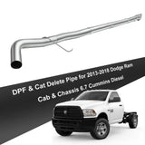 4/5 Inches 2011-2018 DPF Delete 6.7 for Dodge Ram Cummins Cab & Chassis Turbo-Back / Downpipe-Back Flashark