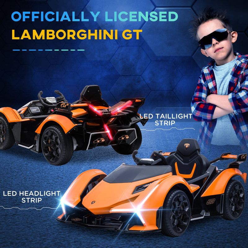 12V Lamborghini Kids Ride-On Sports Car with Remote Control