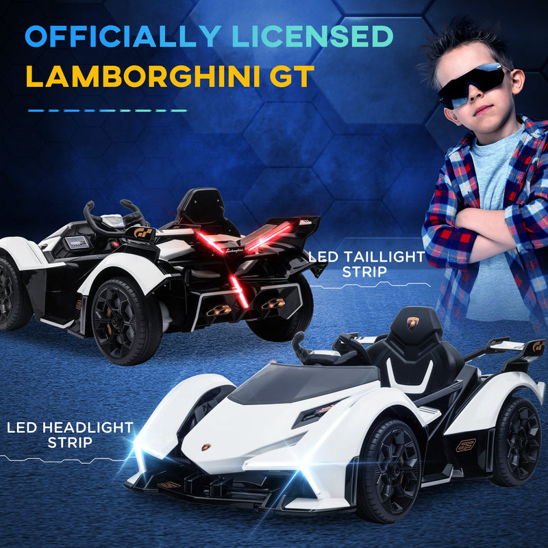 12V Lamborghini Kids Ride-On Sports Car with Remote Control