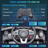 Electric Ride-On Car for Kids with Remote Control, Dual Motors, Music and Lights