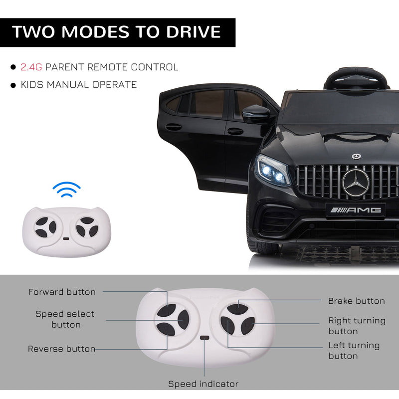 Mercedez-Benz 12V Kids Ride-On Car with Remote Control, Music, and Lights - A Premium Driving Experience for Young Ones