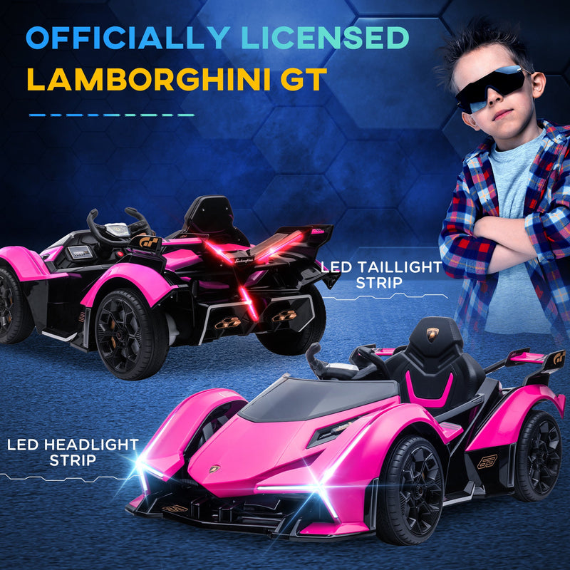 12V Lamborghini Kids Ride-On Sports Car with Remote Control