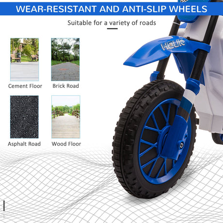 12V Rechargeable Dirt Bike Toy with Training Wheels - Perfect for Little Riders!