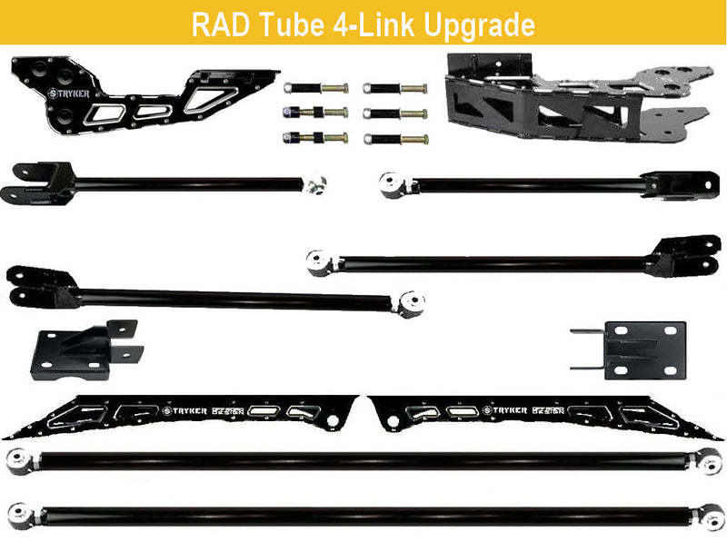 3 1/2" to 8" RAD TUBE F450 4-LINK UPGRADE KIT 2017-2022 SUPER DUTY Stryker Off Road Design