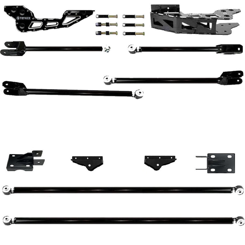 3 1/2" to 8" RAD TUBE F450 4-LINK UPGRADE KIT 2017-2022 SUPER DUTY Stryker Off Road Design