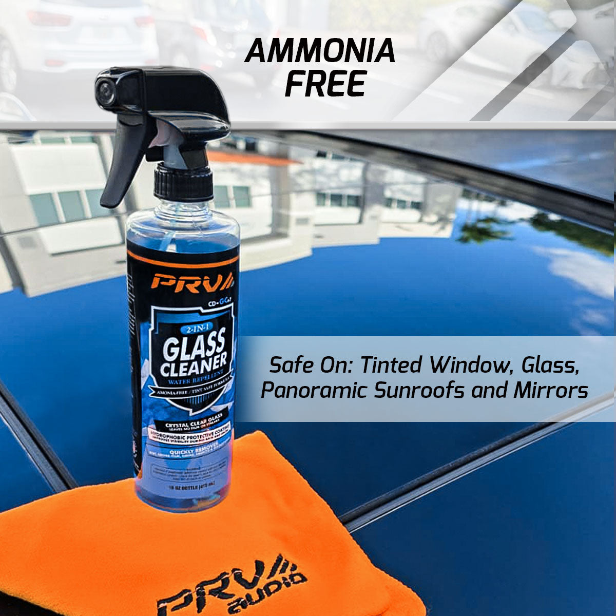 PRV Audio CD-GCn7 Glass Cleaner & Water Repellent 16oz