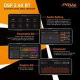 PRV Audio DSP-2.4XBT 4-Channel Bluetooth Digital Signal Processor