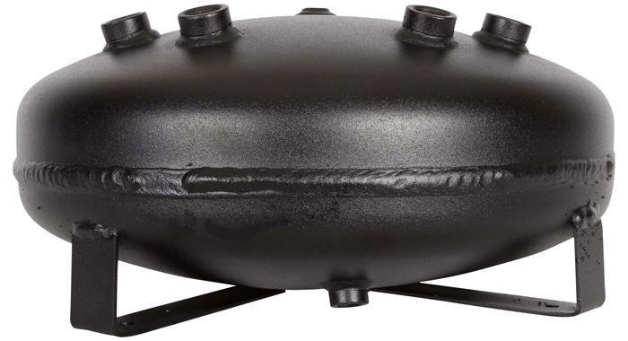4 Gallon Pancake 8 Port Steel Air Tank HornBlasters