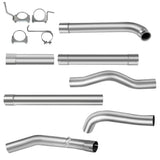 For 4 Inch/5 Inch 2001-2007 LBZ LLY LB7 6.6 for Chevy Duramax Downpipe-Back DPF Delete Race Pipe