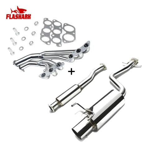 Exhaust Header for 2001-2005 Lexus IS300 3.0L 2JZ-GE DOHC ALTEZZA XE10 JCE10 l6 Flashark