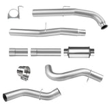 For 4.0/5.0 Inch 2011-2016 Chevy/GMC LML 6.6L Duramax DPF Delete Kit | Race Pipe Exhaust Downpipe-Back Flashark