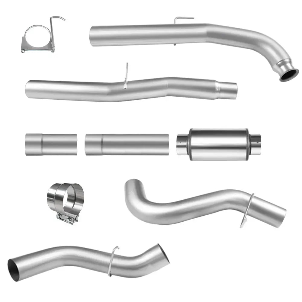 For 4.0/5.0 Inch 2011-2016 Chevy/GMC LML 6.6L Duramax DPF Delete Kit | Race Pipe Exhaust Downpipe-Back