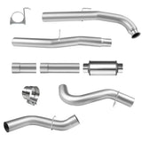 For 4.0/5.0 Inch 2011-2016 Chevy/GMC LML 6.6L Duramax DPF Delete Kit | Race Pipe Exhaust Downpipe-Back