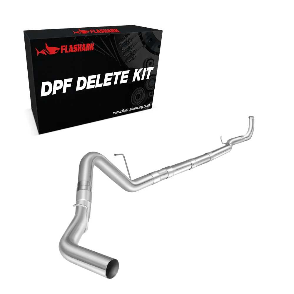 For 4.0/5.0 Inch 2011-2016 Chevy/GMC LML 6.6L Duramax DPF Delete Kit | Race Pipe Exhaust Downpipe-Back Flashark