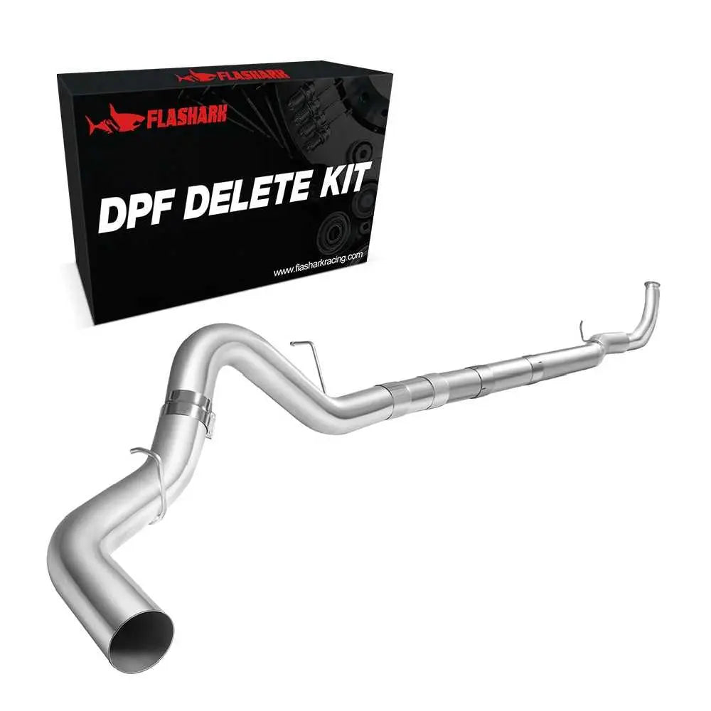 For 4.0/5.0 Inch 2011-2016 Chevy/GMC LML 6.6L Duramax DPF Delete Kit | Race Pipe Exhaust Downpipe-Back