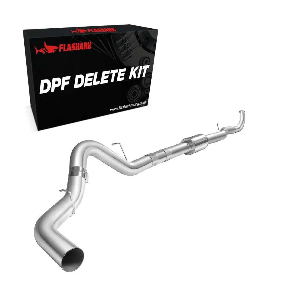 For 4.0/5.0 Inch 2011-2016 Chevy/GMC LML 6.6L Duramax DPF Delete Kit | Race Pipe Exhaust Downpipe-Back